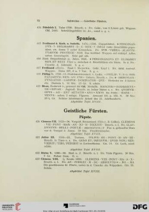 Geistliche Fürsten (Nr. 420-469)