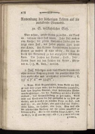 Anwendung der bisherigen Lehren auf die ausübende Geometrie.