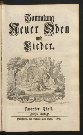 Theil 2: Sammlung Neuer Oden und Lieder