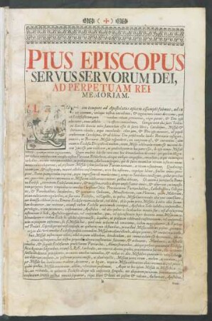 Pius Episcopus Servus Servorum Dei, Ad Perpetuam Rei Memoriam