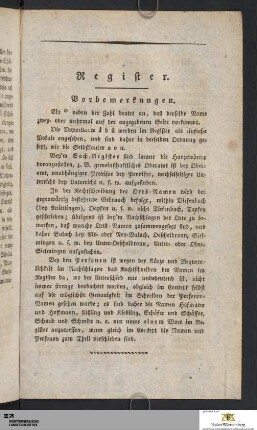 Vorbemerkungen
