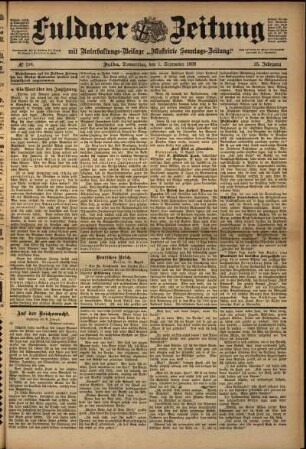 Ausgabe vom Donnerstag, den 01. September 1898.