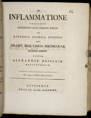 De Inflammatione