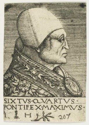 Bildnis des Sixtvs Qvartvs, Pontifex Maximvs
