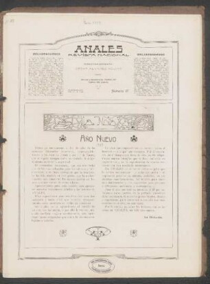 La nota : Año Nuevo