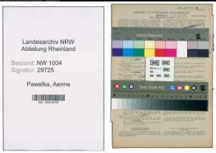 Entnazifizierung Aenne Pawelka , geb. 16.05.1907 (Verkaeuferin)
