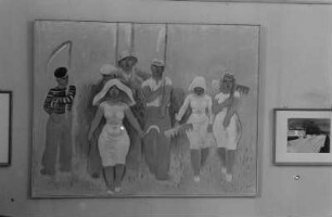 Ausstellung von Werken des aus Paris zurückgekehrten Malers Max Lingner : Gemälde "Der Sommer"
