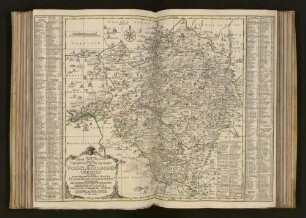 Accurate Geogr. Delineation Des Zu Dem Churfürstenth. Sachsen Gehörigen Voigtlændischen Creisses Und Derer Darinnen Befindlichen Æmmter Plauen Pausa u. Voigtsberg Ingleichen Der Reichsfreyen Zettwitzischen Herrschaft Ascha : Nebst Andern Angrenzenden Gegenden