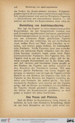 Herstellung von Ansichtspostkarten
