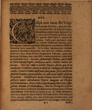 Exercitatio philol. de facie Mosis, quam pingunt, cornuta, ad Exod. 34, 29.
