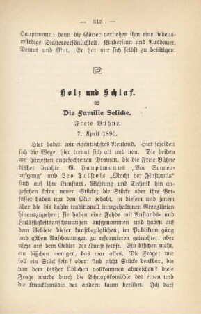 Holz und Schlaf