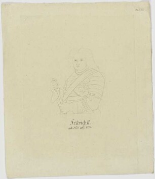 Bildnis des Fridrich II.