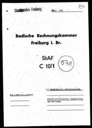 Arbeitsgerichte; Organisation und Besetzung