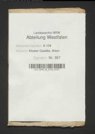 Polizei- und Landesordnung des Erzstifts Köln 1596.