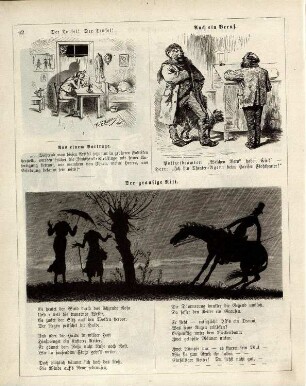 "Der Teufel! Der Teufel!" "Auch ein Beruf" "Der grausige Ritt"