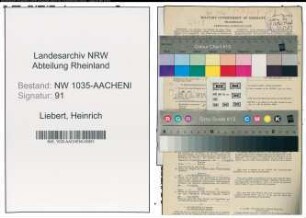 Entnazifizierung Heinrich Liebert , geb. 06.05.1899 (Hauer)