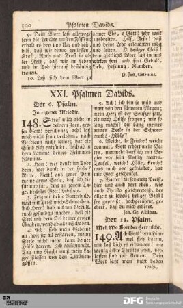 XXI. Psalmen Davids.