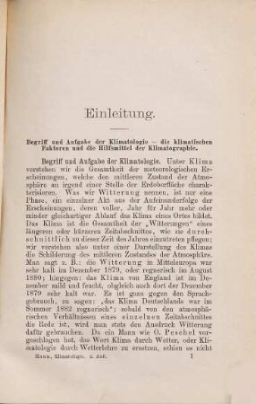 Handbuch der Klimatologie, 1. Allgemeine Klimatologie : Mit 13 Abbildungen