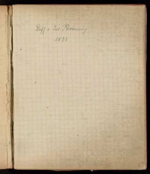 Differential- und Integralrechnung [Vorlesung mit Übungen], Hannover, 1891 - 1895 : Diff.- u. Int. Rechnung 1891