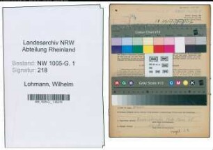 Entnazifizierung Wilhelm Lohmann , geb. 07.08.1903 (Landwirt)