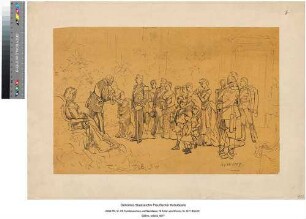 Studie zu"Verlobung des Prinzen Heinrich am 90. Geburtstag Kaiser Wilhelm I."