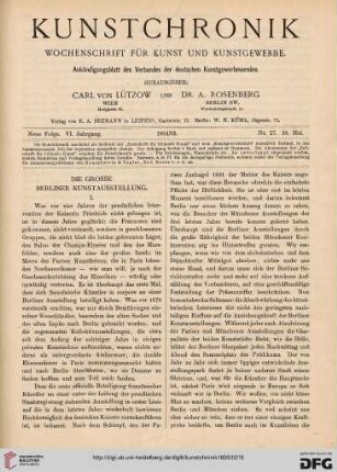 Heft 27 (30. Mai 1895)