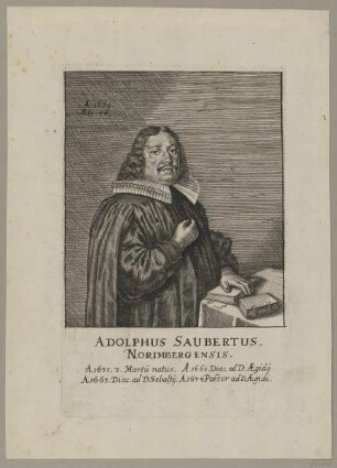 Bildnis des Adolphus Saubertus