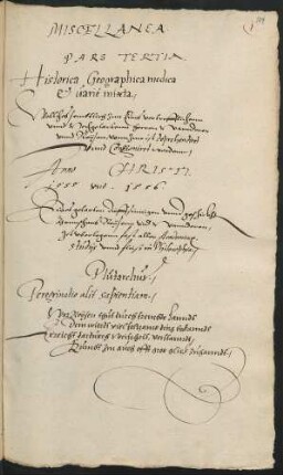 Naturbeschreibung von Portugal, Teil III: Miscellanea historica, geographica medica et varie mixta