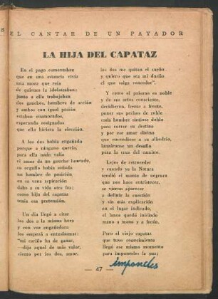 La hija del capataz
