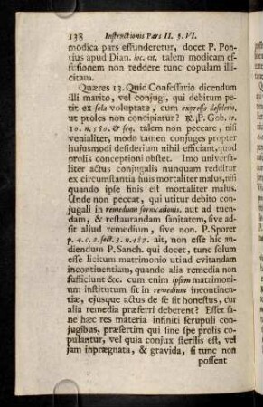 138-148, Quaeres 13. Quid Confessario dicendum illi marito, vel conjugi ...
