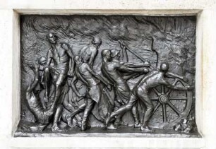 Reliefs zur Erinnerung an Abbes soziales Werk — Glasindustrie