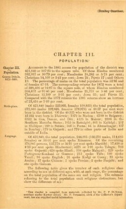 Chapter III. Population