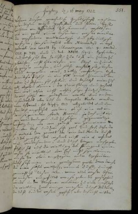 Freytag d 16 May 1732