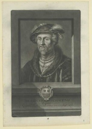 Bildnis des Henricvs Schwend