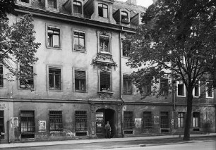 Dresden-Neustadt, Königstraße 5. Wohnhaus, Teilansicht