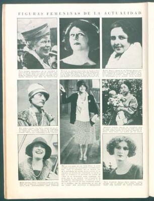 Figuras femeninas de la actualidad