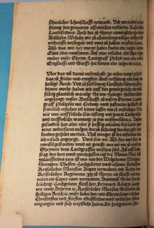 Abdruck dess ... herrn[n] Albrechts ... Ertzbischoff ... Ausschreibens ... der hieruon erdichten vermainten Bundtnußhalber ...