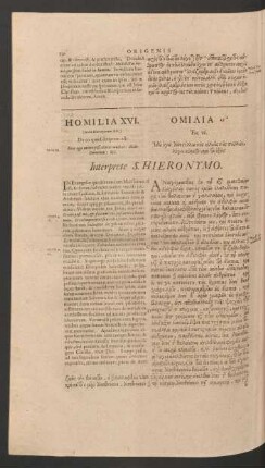 Homilia XVI. - XIX.