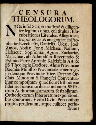 Censura Theologorum