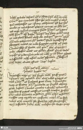 54r-54v: Brief Herzog Wilhelms an Kardinal Giuliano Cesarini den Älteren, 28. Juni 1432