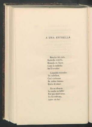 A una estrella