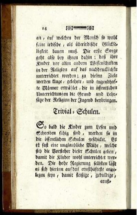 Trivial-Schulen.