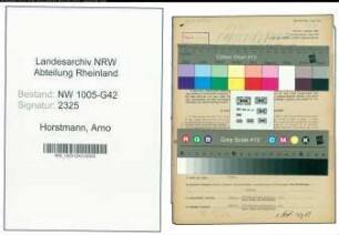 Entnazifizierung Arno Horstmann , geb. 08.06.1899 (Malermeister)