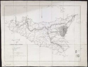Carta delle Strade Della Sicilia