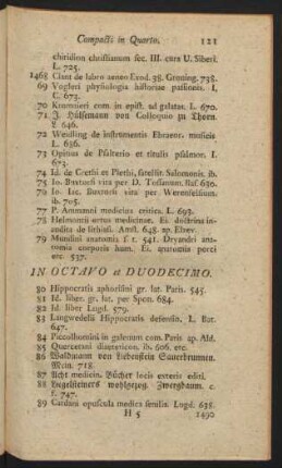 In Octavo et Duodecimo