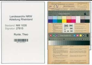 Entnazifizierung Theo Runte , geb. 29.10.1905 (Prokurist)