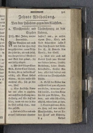 Zehnte Abtheilung.