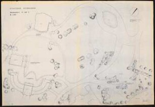 Kurpark Bad Oeynhausen Umgestaltung: Lageplan Bauabschnitt VI und X 1:200