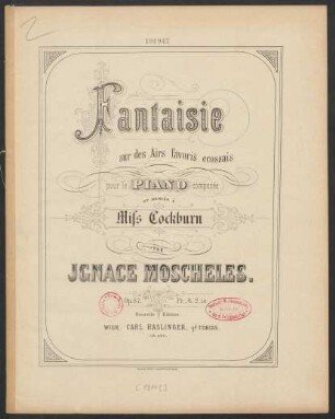 Fantaisie sur des airs favoris ecossais : pour le piano : op. 57