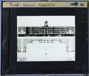 Paris, Place de la Concorde : Plan, Ansicht
